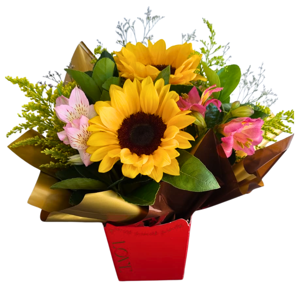 Arranjo Pequeno de Girass�is 