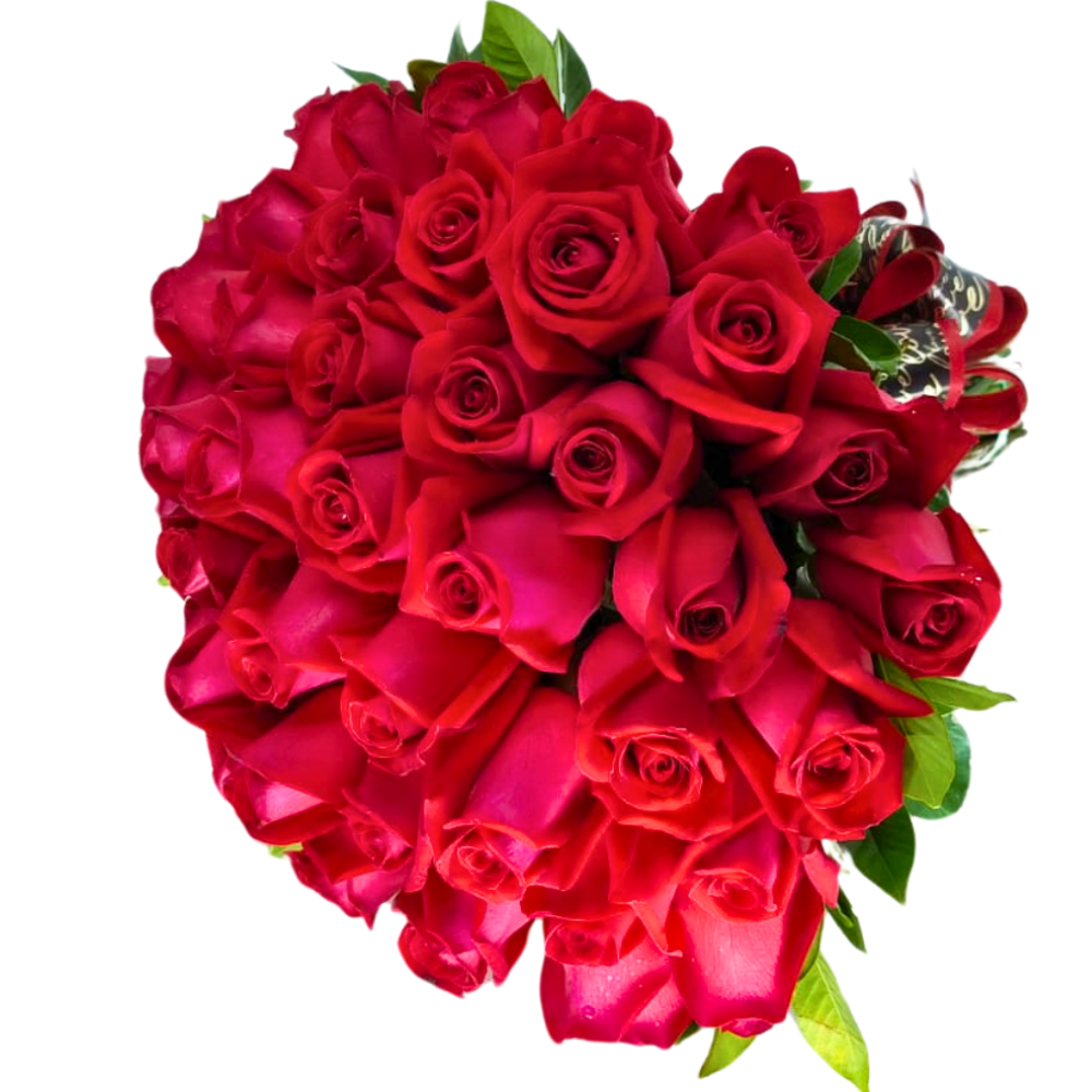 Buqu� Luxo de 42 Rosas Vermelhas